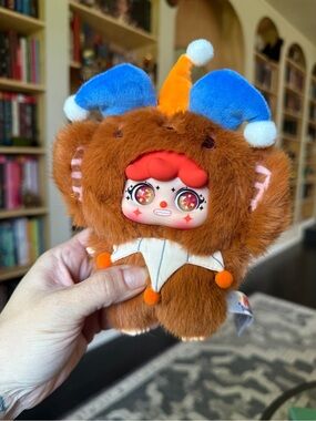NIB Migo Grotesque Circus hanging plush monkey